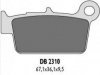 Delta Braking YAMAHA	450 WRF (03-13) klocki hamulcowe tył